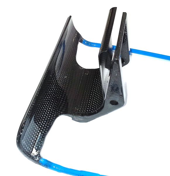 Particolare basculante visto dalla parte del meccanismo a molla	