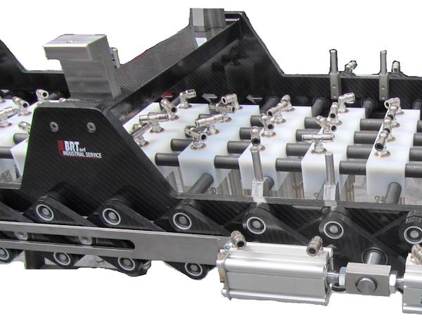 Bielle per il movimento delle bottiglie