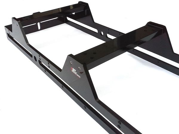 Particolare della macchina durante l'assemblaggio