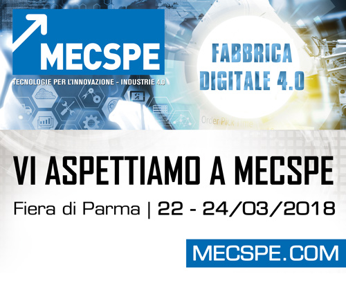 Fiera MECSPE 2018 - Tecnologie per l'innovazione